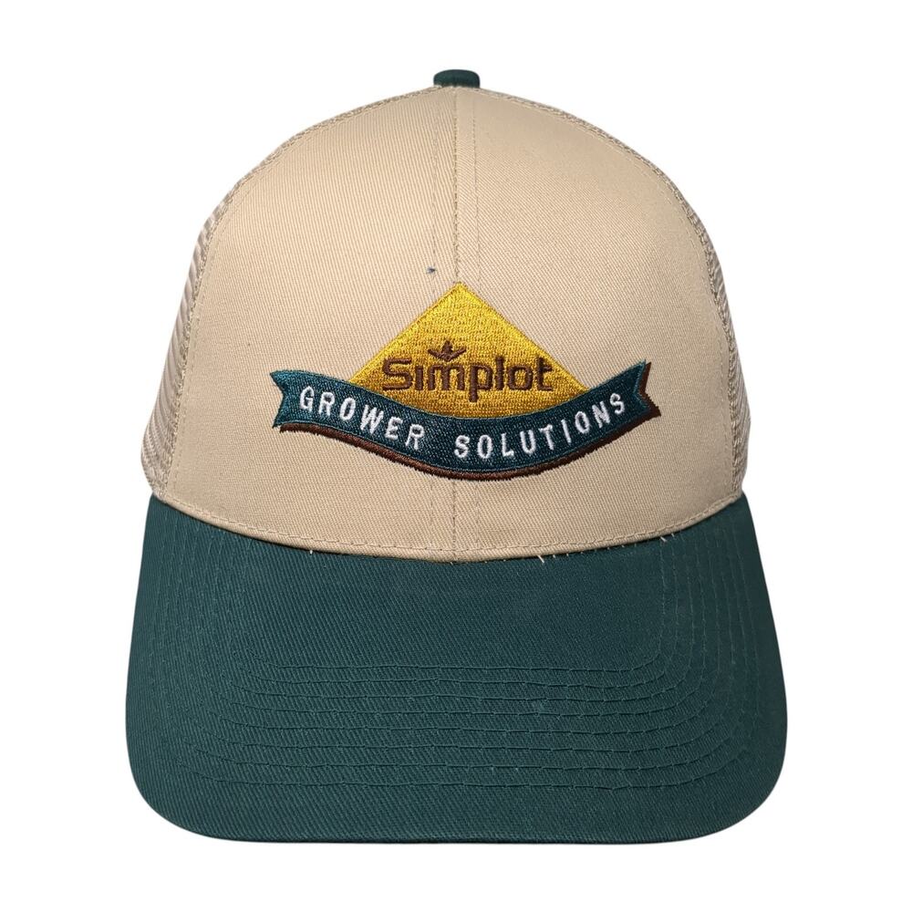 Simplot Grower Solutions Snapback Trucker Hat Mul… - image 1